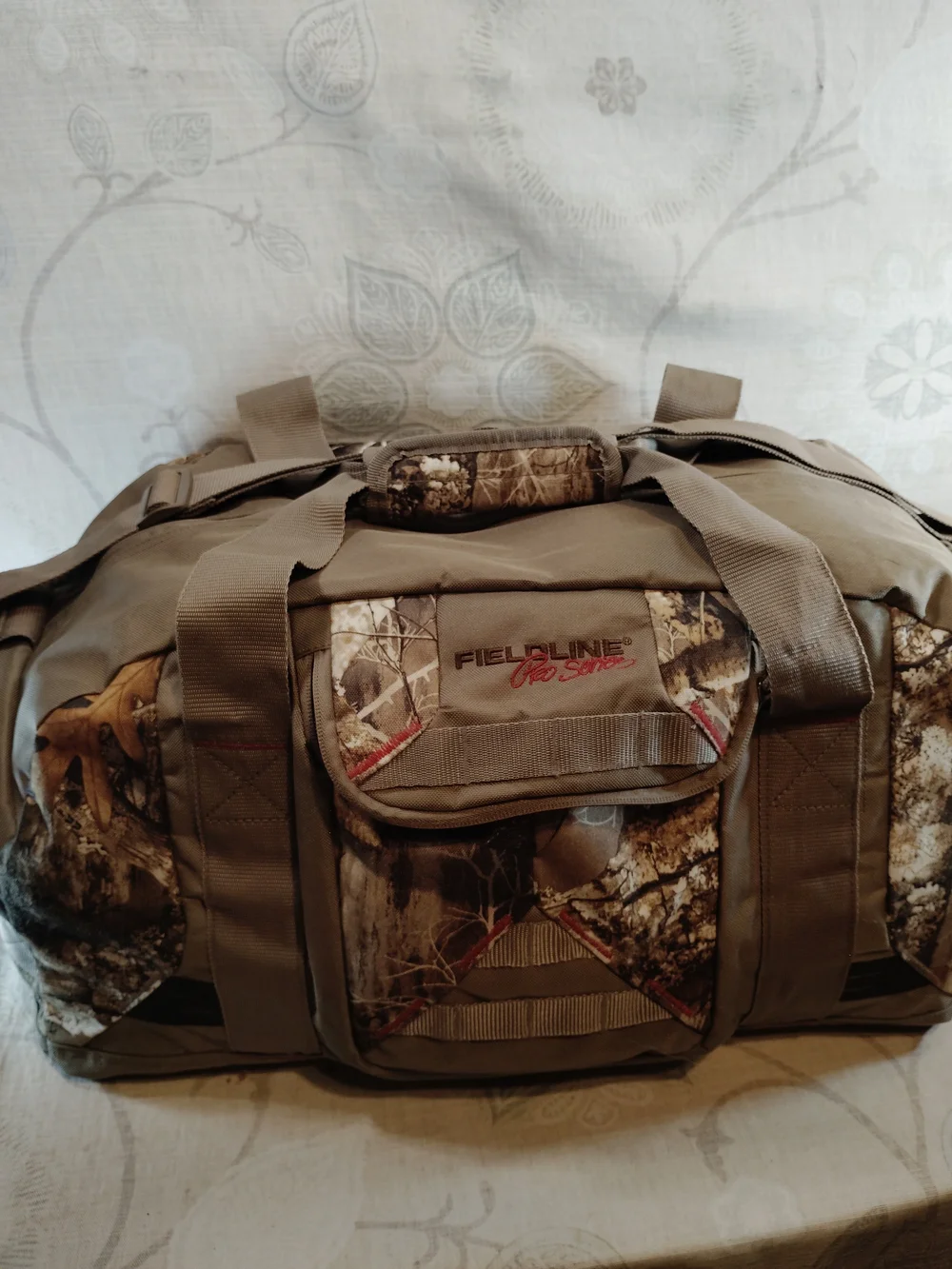 Fieldline Realtree Camo Duffel Bag - Brown/Green